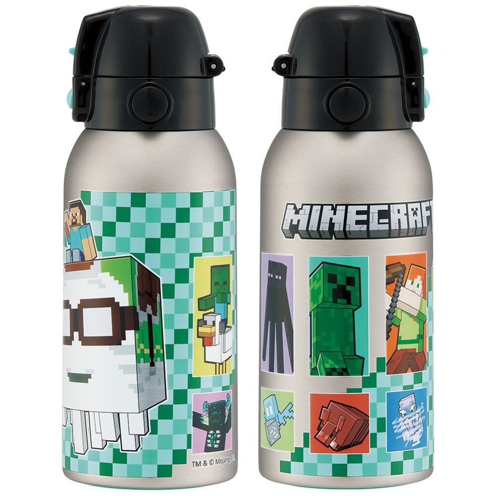 ダイレクトボトル 600ml マインクラフト マイクラ 水筒 ギフト