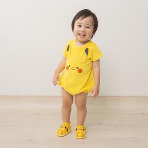 monpoke モンポケ 半袖ボディスーツ ピカチュウパイル イエロー&times;70cm ベビーザらス限定