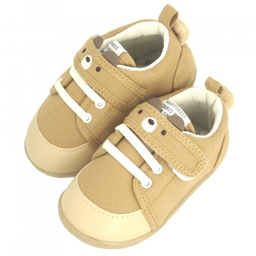 ○ワンベルトシューズ くま(ミディアムベージュ×12.0cm) ベビーザらス