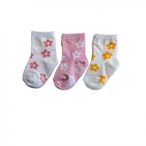 3Pクルーソックス フラワー ベビーザらス限定