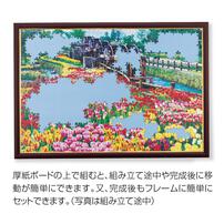 ジグソーパズルフレーム　ゴールドモール木製パネル　ブラウン　50×75cm　(パネルNO10)　 MP103-T