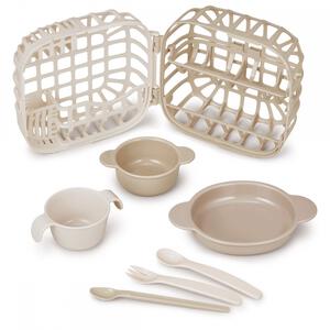 まるピカ 食洗機専用バスケット ピッタリおさまるベビー食器セット