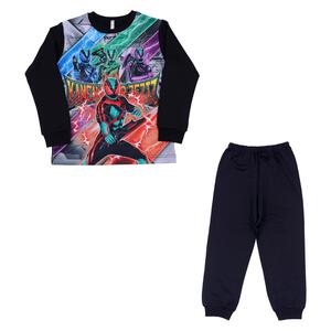 仮面ライダーゼッツ 光るパジャマ ブラック×110cm