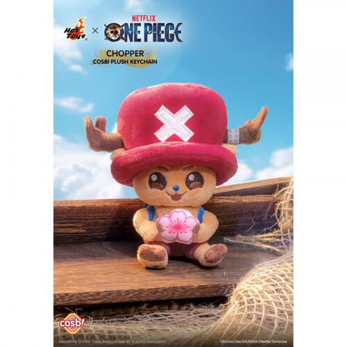 【ホットトイズ・ZAKKA】コスビ・ぬいぐるみキーチェーン Netflixシリーズ「ONE PIECE」チョッパー【種類ランダム】