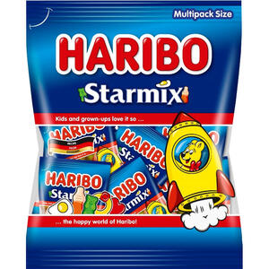 ハリボー ミニスターミックス 250g 約20袋入り HARIBO グミキャンディ 小分け ゴールドベア ハッピーコーラ 目玉焼き 指輪 お菓子