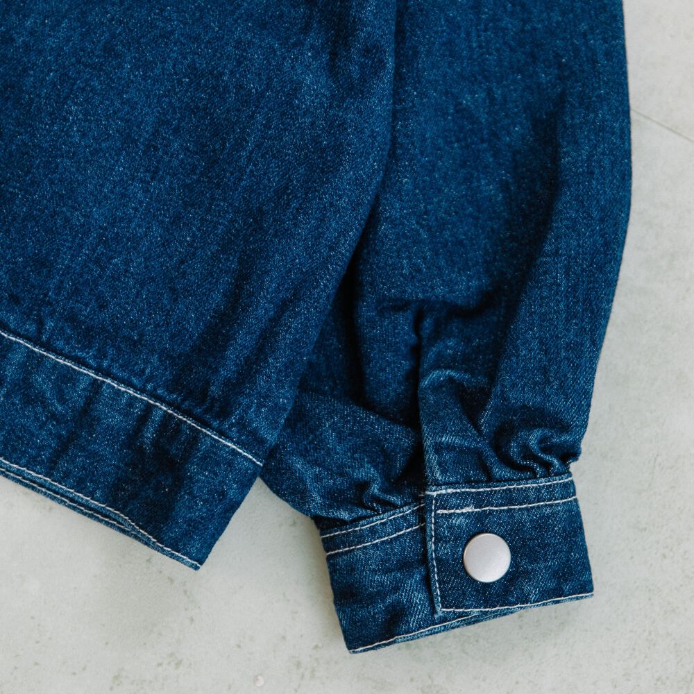 FirstCloset×mioさん】デニムジャケット ネイビー×80cm | マタニティ