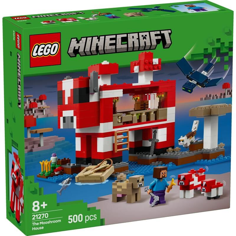 【売り切れました】 レゴ LEGO マインクラフト ムーシュルームハウス 21270｜おもちゃ 玩具