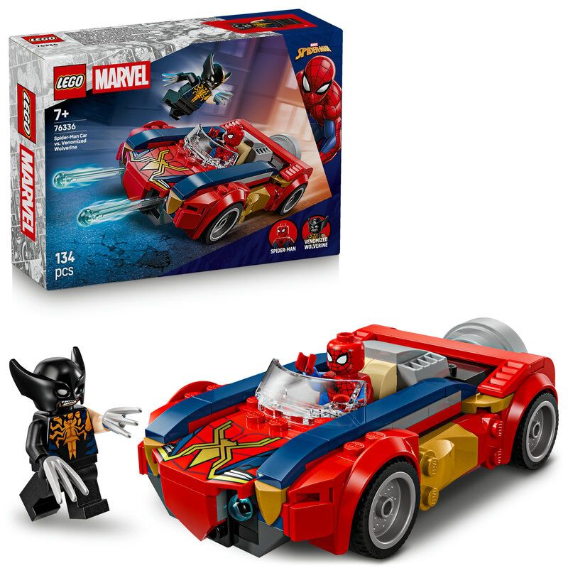 レゴ LEGO マーベル スパイダーマンとヴェノム化したウルヴァリンの