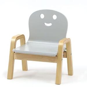 YATOMI ヤトミ キコリの小イス チェア (グレー) 4か月～ サイズ：幅31×奥行26×高さ38.2cm
