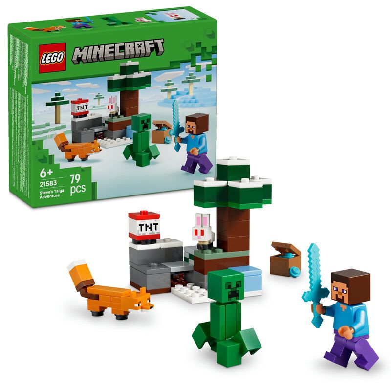 オンライン限定価格】レゴ LEGO マインクラフト スティーブのタイガの