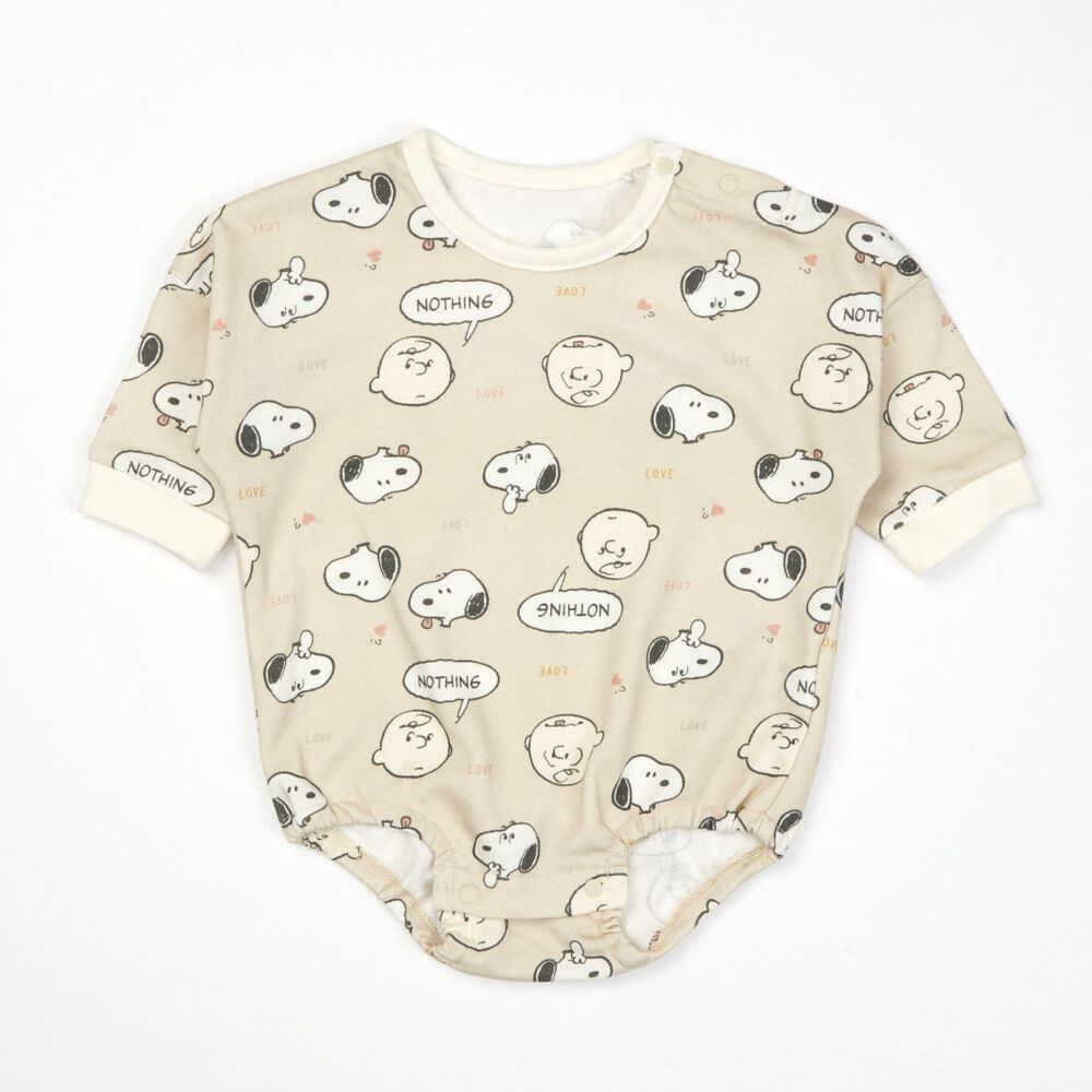 SNOOPY 長袖ロンパース タイツセット 総柄 スヌーピー ベビーザらス SNOOPY 長袖ロンパース タイツセット 総柄 スヌーピー ベビーザらス