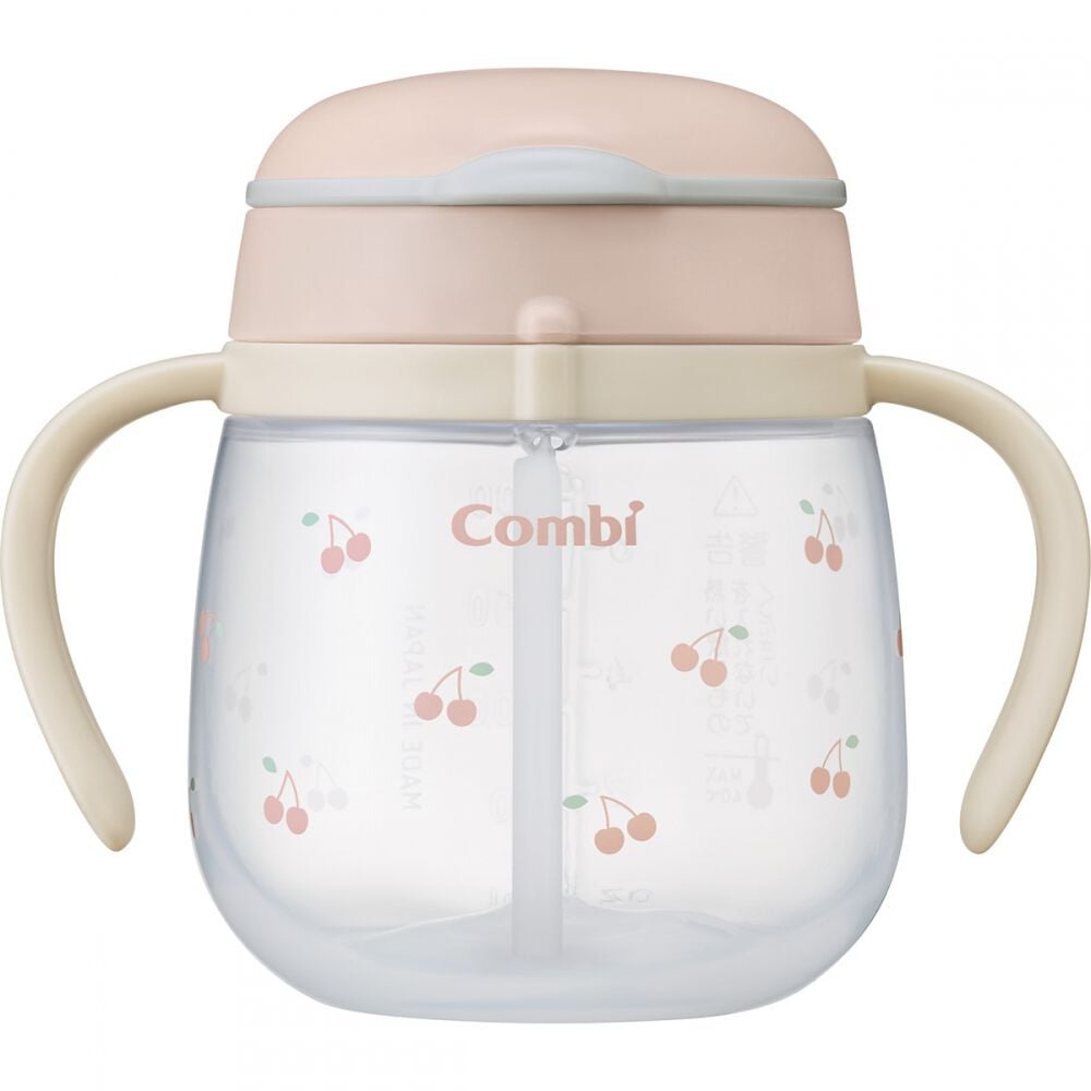 Combi コンビ ラクマグ 漏れないストロー 240 R (さくらんぼ) 6ヵ月頃