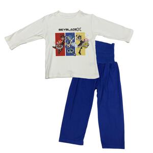 BEYBLADE X ベイブレードエックス 長袖パジャマセット キャラプリント 110cm