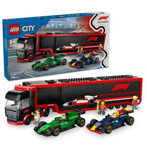 レゴ LEGO シティ F1(R) RB20 & AMR24 レースカーとF1(R)トラック 60445｜誕生日 プレゼント ブロック 誕生日 8歳 9歳 10歳 小学生 乗り物 車 ミニカー