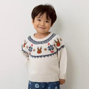 sophitica ニット 求心 プルオーバー オフホワイト&times;80cm