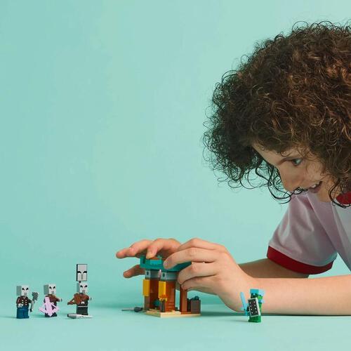 【オンライン限定価格*】レゴ LEGO マインクラフト 邪悪な村人の砂漠パトロール 21267｜おもちゃ 玩具 誕生日 プレゼント ブロック 7歳 8歳 9歳 ゲーム