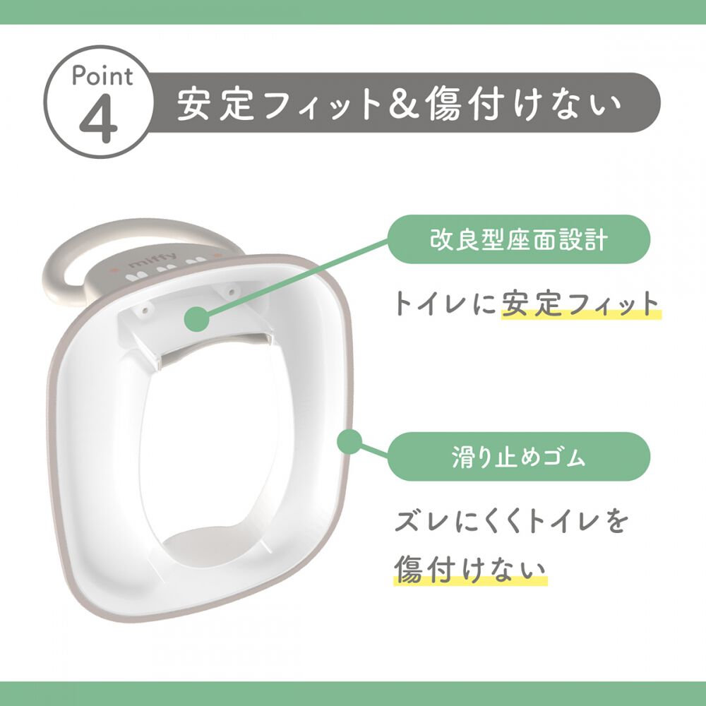 ミッフィー らくピカファースト補助便座 | Babies