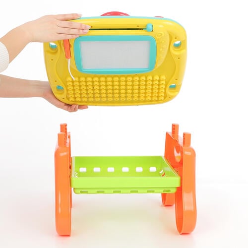 プレイポップ くみたてかんたん！両面つかえるアクティビティテーブル トイザらス限定  1歳 2歳 3歳