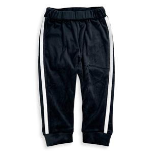 COJIKA 10分丈デイリーパンツラインイリ ストレッチベロア ブラック×100cm ベビーザらス限定