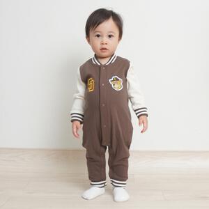 MLB スタジャン風 ロンパース パドレス ブラウン&times;70cm ベビーザらス限定