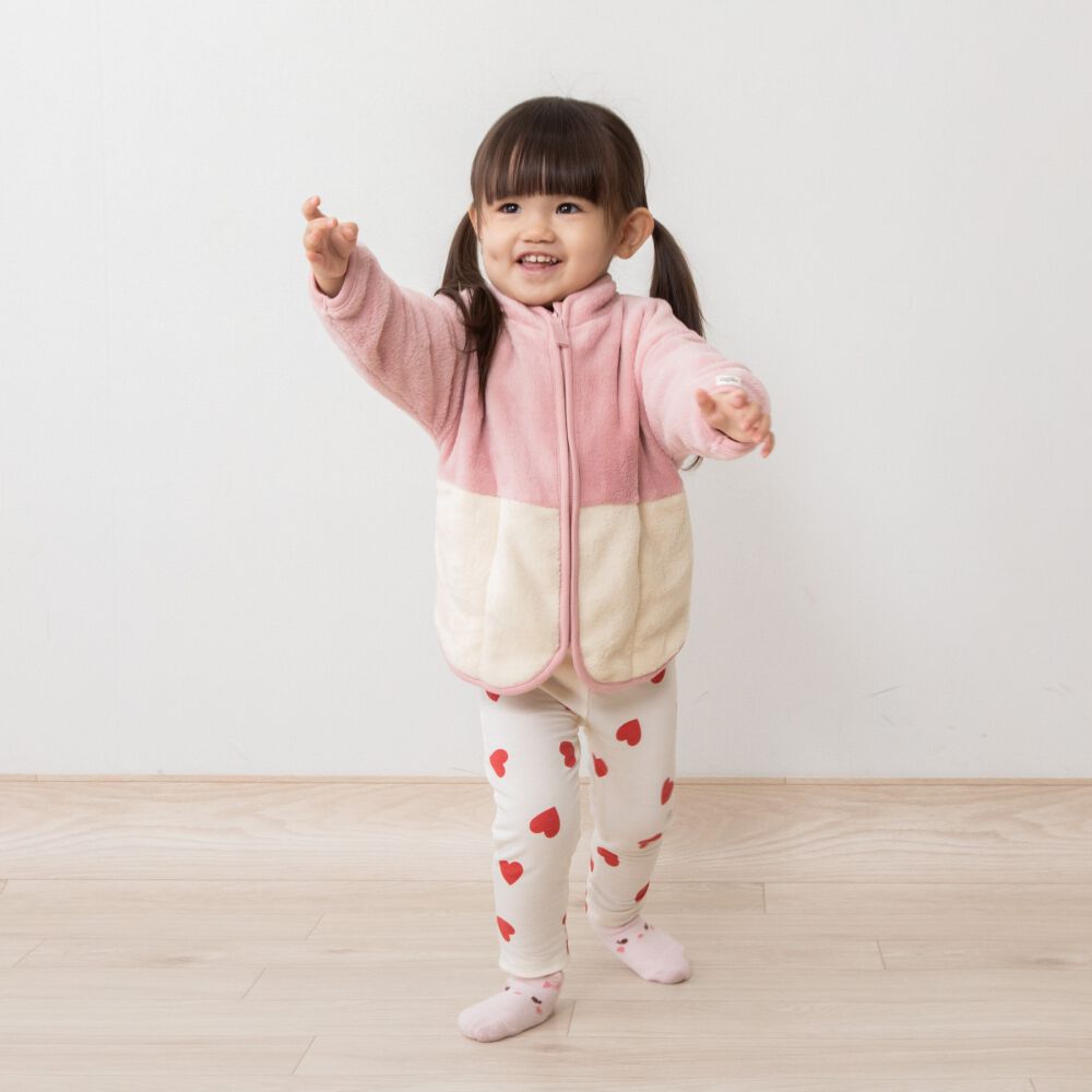 ベビーピンク ベビーザらス限定 COJIKA マイクロフリース 切り替えジャケット(ピンク