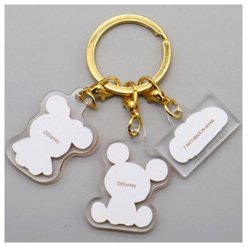 ディズニーキャラクター Nuiパン 3連アクリルキーホルダー キャラクターパン（すわり）