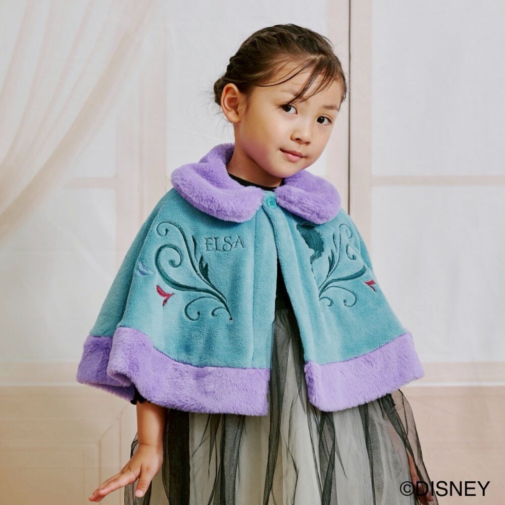 Sophitica × tsumashi1118さん】Disney ボアポンチョ エルサ グリーン