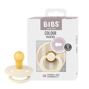 BIBS ビブス おしゃぶり カラー 1パック サイズ１ (ブロックアイボリーバニラ)