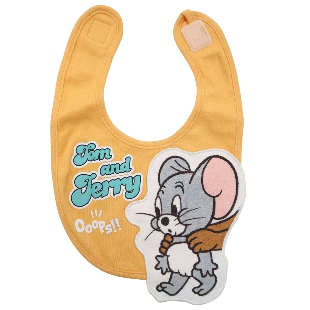 TOM and JERRY トムとジェリー 新生児長袖2WAYオール スタイ付き