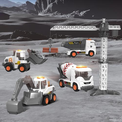 ライト＆サウンド スペース コンストラクションビークルセット トイザらス限定 クリスマスプレゼント 3歳 4歳 5歳