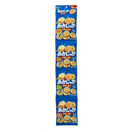ミニあみじゃが うましお味 4連 11g&times;4袋 厚切りポテトチップス じゃがいも スナック菓子 お菓子 東ハト