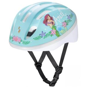 キッズヘルメット ディズニー アリエル（53～57cm）子供用ヘルメット SG基準 バイク 自転車 エメラルドグリーン 女の子 かわいい キャラクター