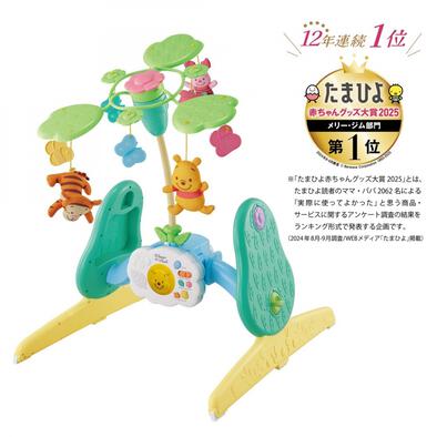 えらべる回転 6WAYジムにへんしんメリー プラス くまのプーさん