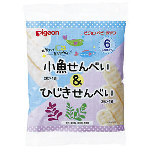 ピジョン 元気アップCa 小魚せんべい＆ひじきせんべい 【離乳食 ベビーフード】 【6ヶ月～】