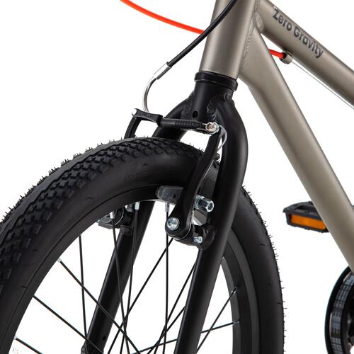 18インチ 身長110cm～140cm 子供用自転車 ゼログラビティ マットメタリックグレー トイザらス限定