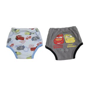 Disney ディズニー カーズ 2枚組3層トレーニングパンツ グレー×100cm