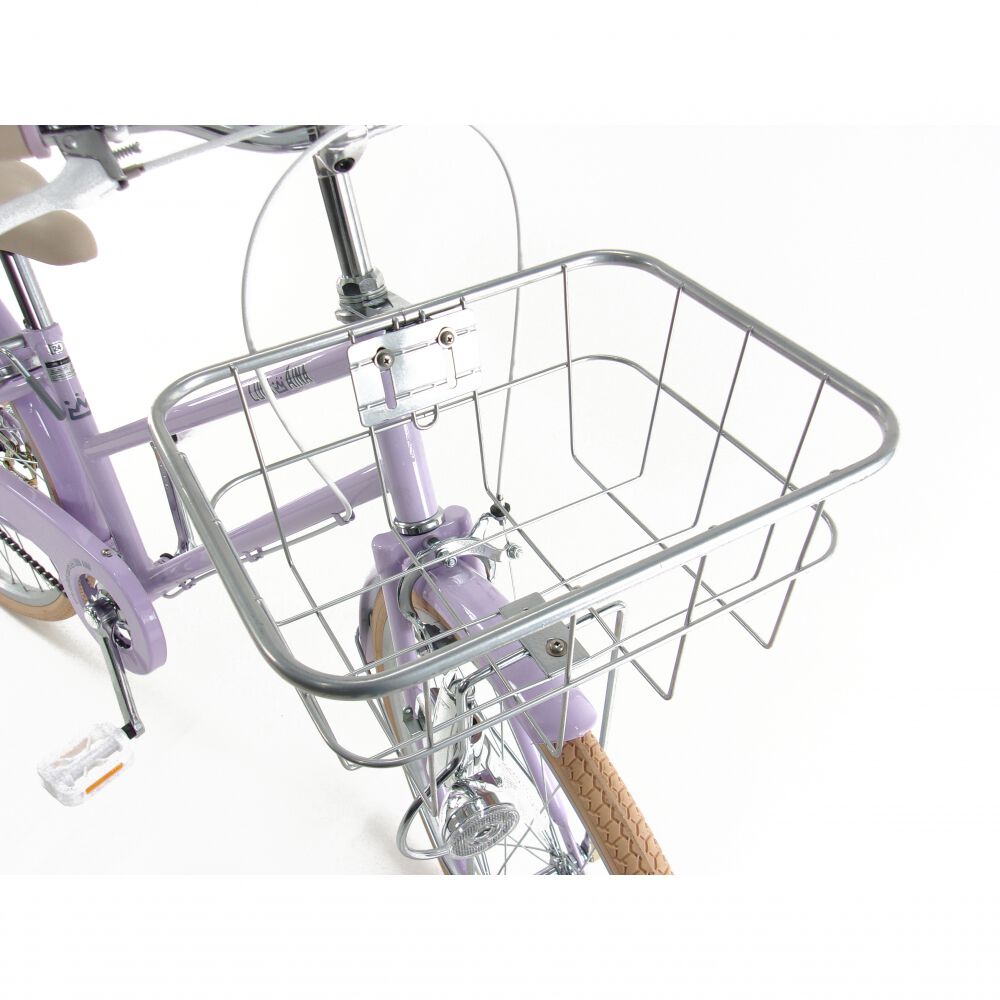子供用自転車 　パープル　24インチ 24インチ 身長125～140cm 子供用自転車 ルナアイナ（ピンクパープル