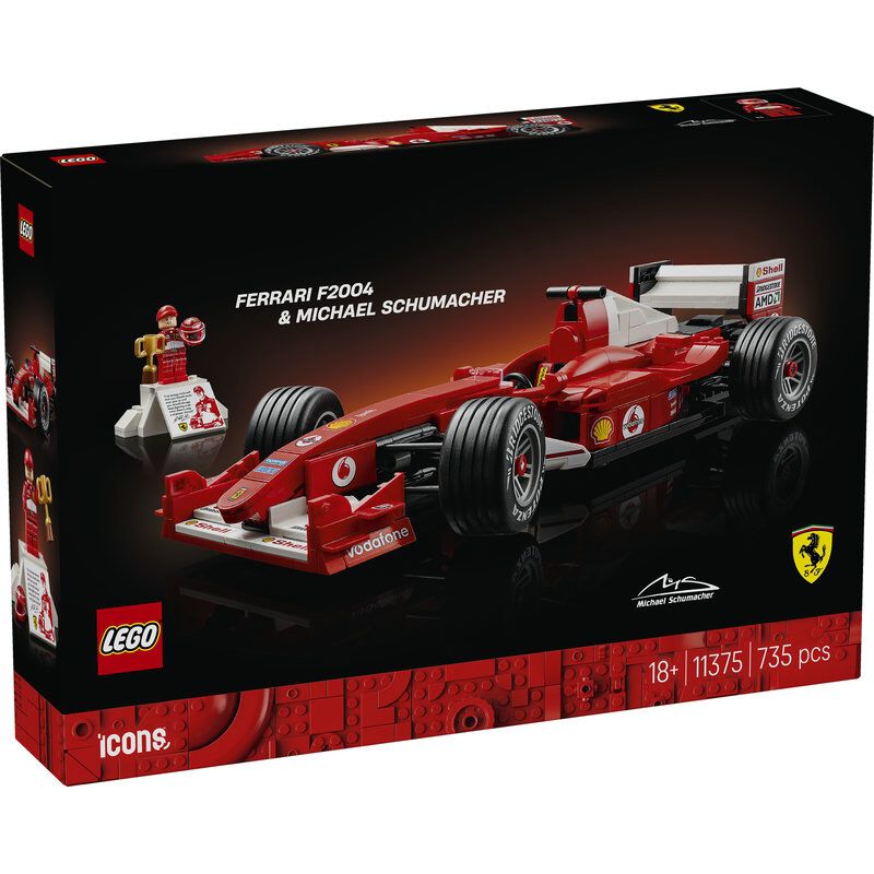 2026年3月1日発売予定】レゴ LEGO アイコン Ferrari F2004 & ミハエル