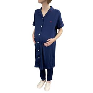 POLO BCS 半袖テーラーパジャマ ストレッチ天竺 ウマ刺繍(ネイビー&times;M-L) ベビーザらス限定
