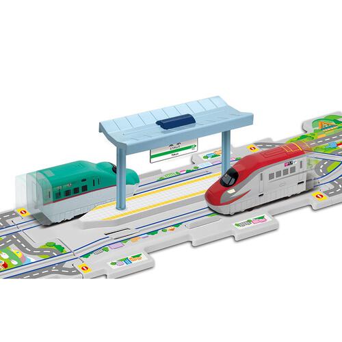 パネルワールド 走る！新幹線 ストップ&ゴー 子ども向け 3歳 知育 パズル 組み立て プレゼント おもちゃ