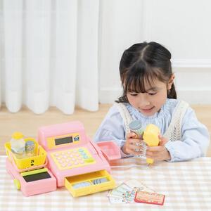 マイストーリー いらっしゃいませ! キャッシュレジスターピンク おままごとセット おもちゃ お買い物 食べ物 トイザらス限定