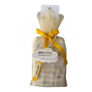 10枚組ガーゼハンカチ イエローセット イエロー&times;フリー  ベビーザらス限定