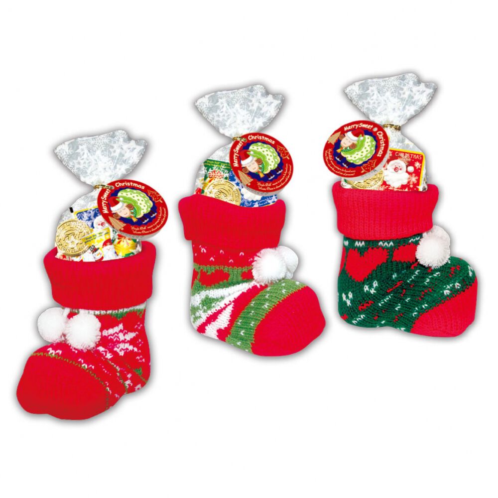 クリスマスファンシーソックスブーツM【種類ランダム】 クリスマス お