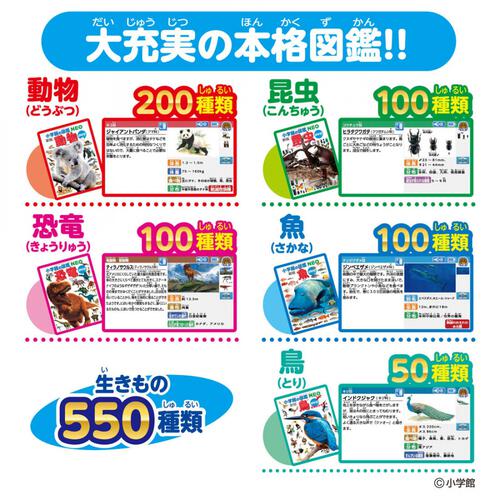 アニアとあそぼう！小学館の図鑑NEOPad クリスマスプレゼント 3歳 4歳 5歳