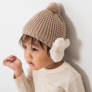 シコロ付きクマニット帽子 ベビーザらス限定