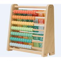 木製 両面あそべる パネル＆ビーズそろばん トイザらス限定 クリスマスプレゼント 2歳 3歳 4歳