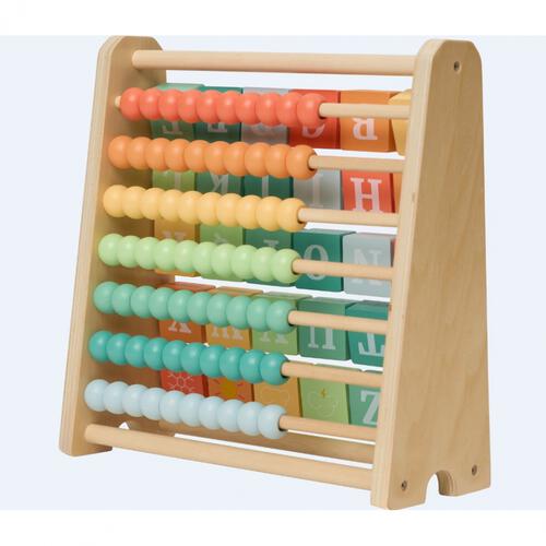 木製 両面あそべる パネル＆ビーズそろばん トイザらス限定 クリスマスプレゼント 2歳 3歳 4歳