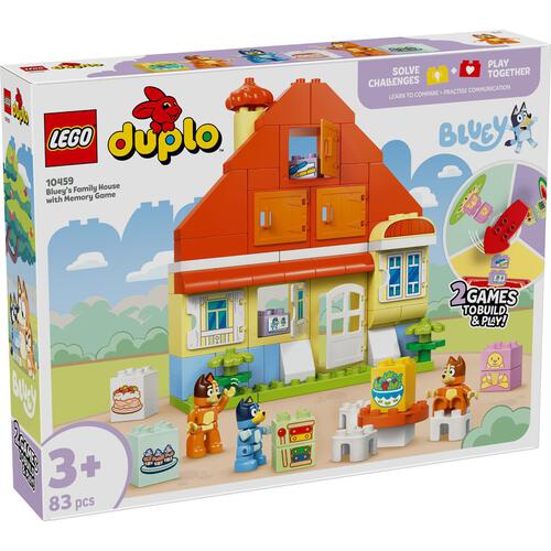 【オンライン限定価格】レゴ(LEGO) ブルーイ 10459 ブルーイのおうちとメモリーゲーム