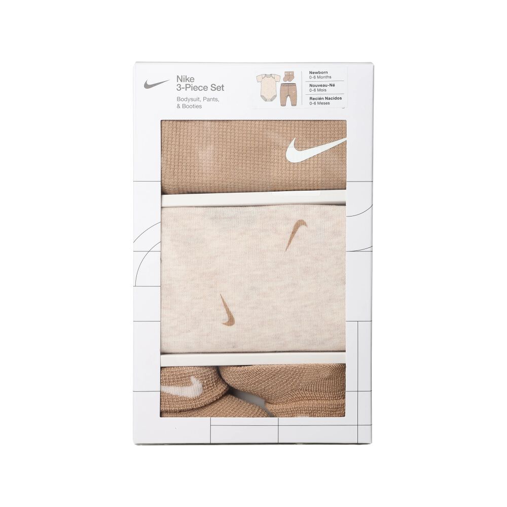 NIKE ベビー3点セット NN1190-X0L ベージュ×60-70cm | マタニティ