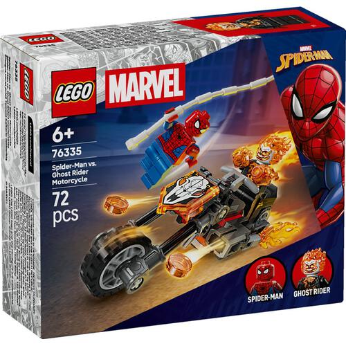 レゴ LEGO マーベル スパイダーマンとゴーストライダーの戦い 76335｜おもちゃ 玩具 誕生日 プレゼント ブロック 6歳 7歳 8歳